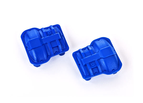 Traxxas - Differential cover, front or rear (blue) (2) (TRX-9738-BLUE)