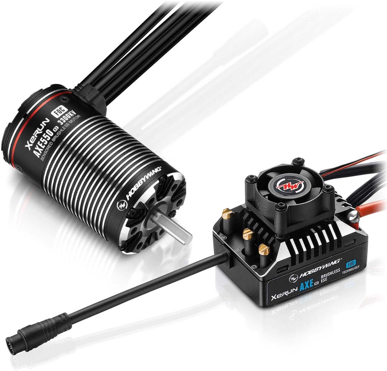 Hobbywing Combo Xerun AXE Plus R3 regelaar & 550L 3300kv R2 motor