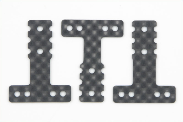 Carbon rear sus. plate set (MZW-403)