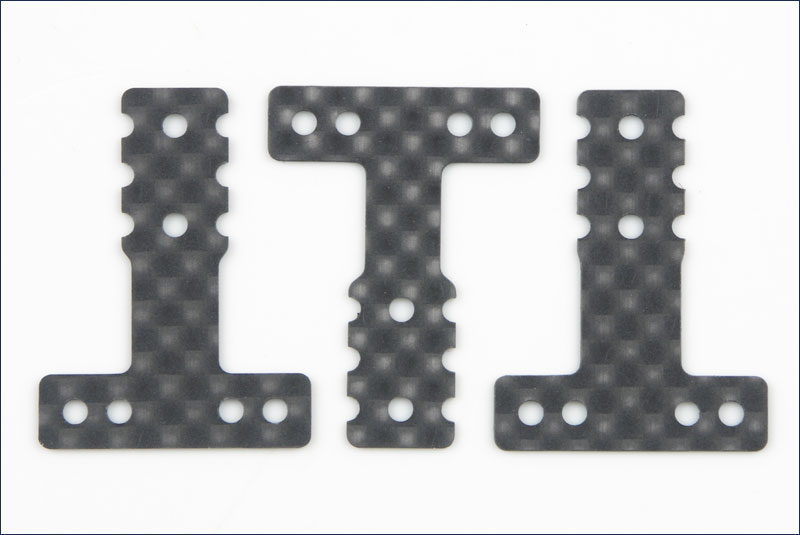 Carbon rear sus. plate set (MZW-403)
