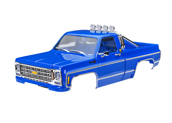 Traxxas - Body, Chevrolet K10 Truck (1979), complete, blue (TRX-9811-BLUE)