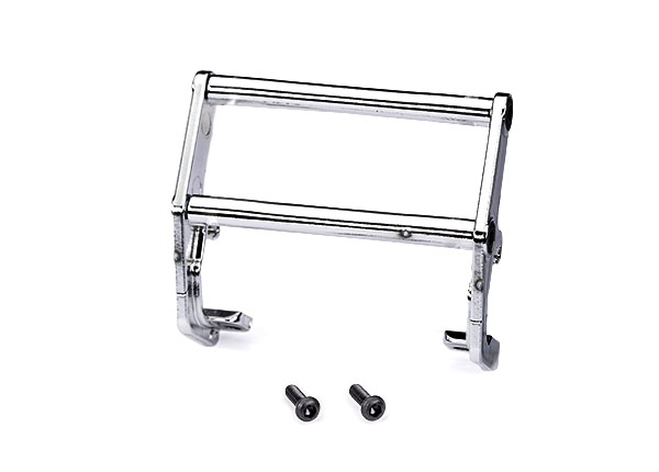 Traxxas - Push bar, bumper, chrome (assembled) (fits #9836 bumper) (TRX-9838)