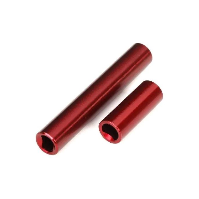 Traxxas - Driveshafts, Center, Female, 6061-T6 Aluminum (Fits 1/18 TRX-4M Vehicles With 162mm Wheelbase) (TRX-9852-RED)