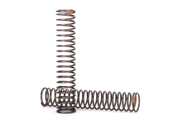 Traxxas - Springs, shock, long (natural finish) (GTS) (0.39 rate, orange stripe) (TRX-8154)