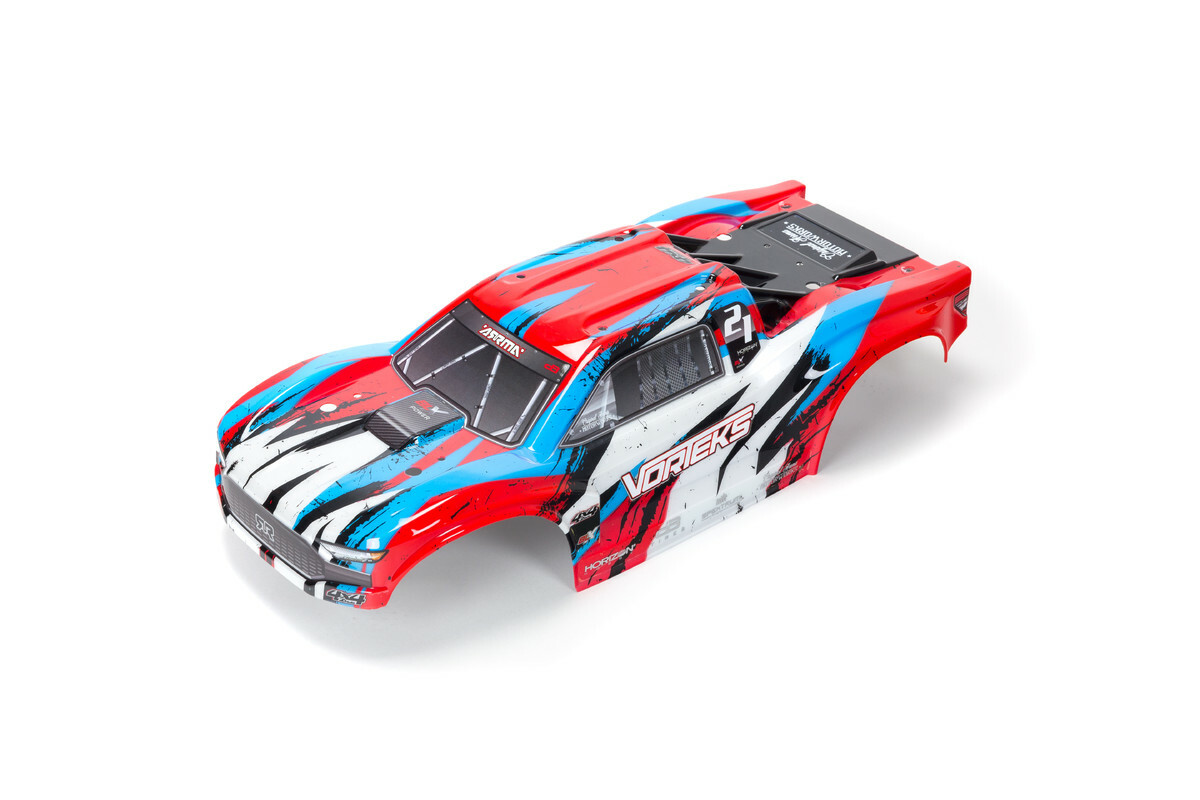 Arrma - Painted Body, Red/Blue: VORTEKS 4X4 BLX (ARA402319)