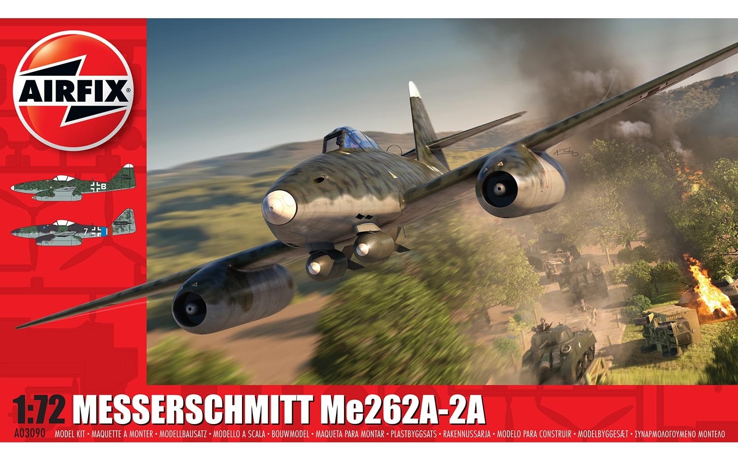 Airfix 1/72 Messerschmitt Me262A-2A