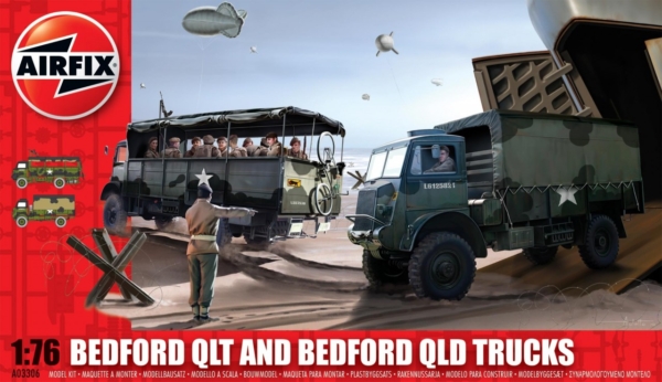 Airfix 1/76 Bedford QLT and Bedford QLT Trucks