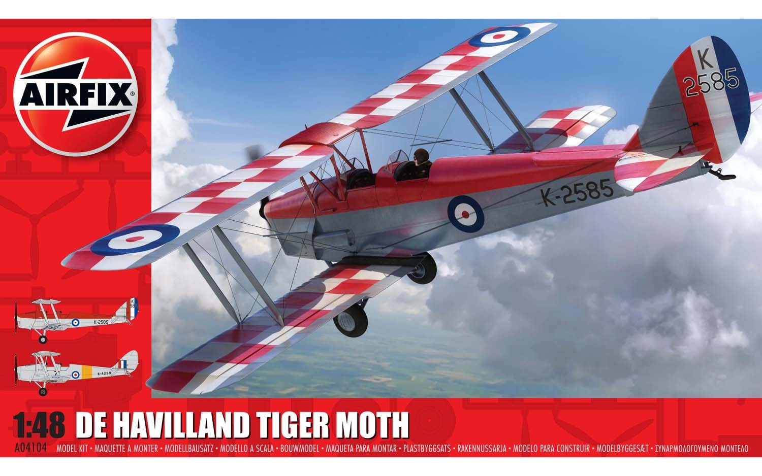 Airfix 1/48 De Havilland Tiger Moth