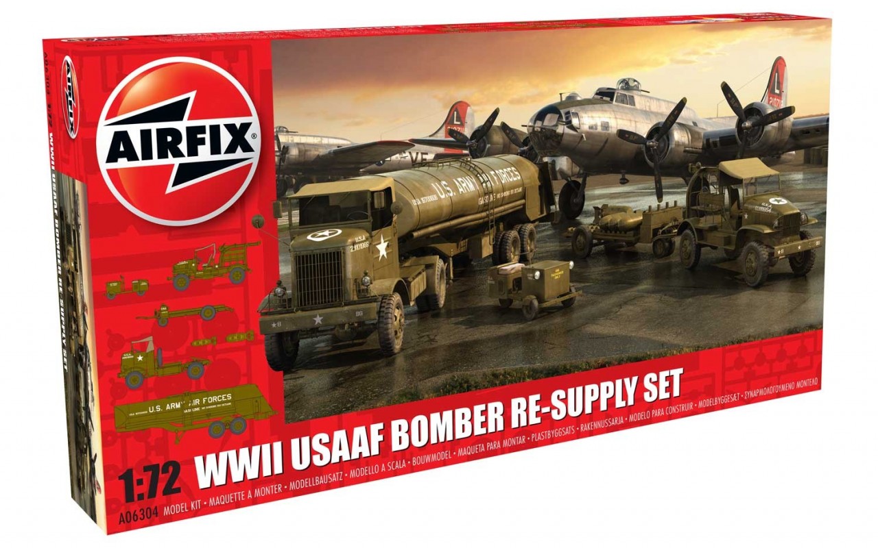 Airfix 1/72 WWII USAAF 8th Air Force Bomber Resupply Set