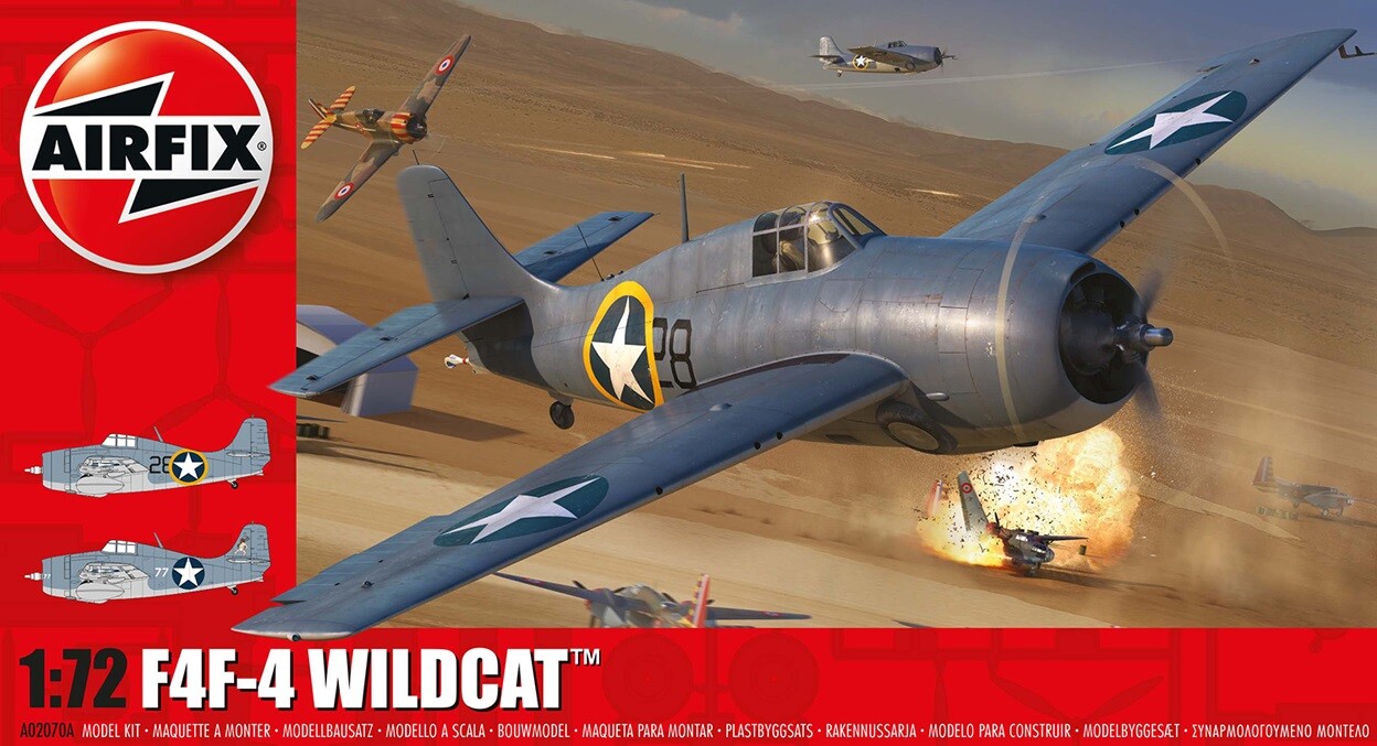 Airfix 1/72 Grumman F4f-4 Wildcat