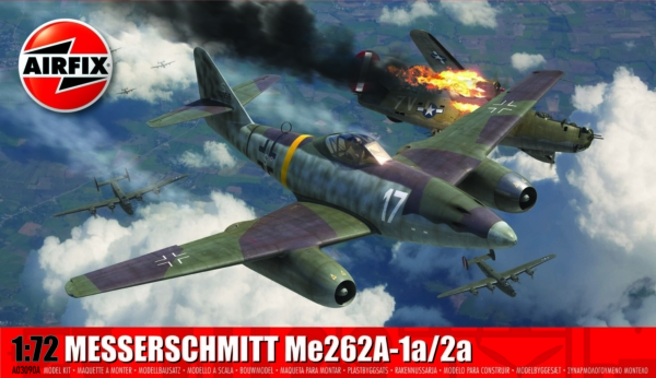 Airfix 1/72 MESSERSCHMITT ME262A-1A/2A