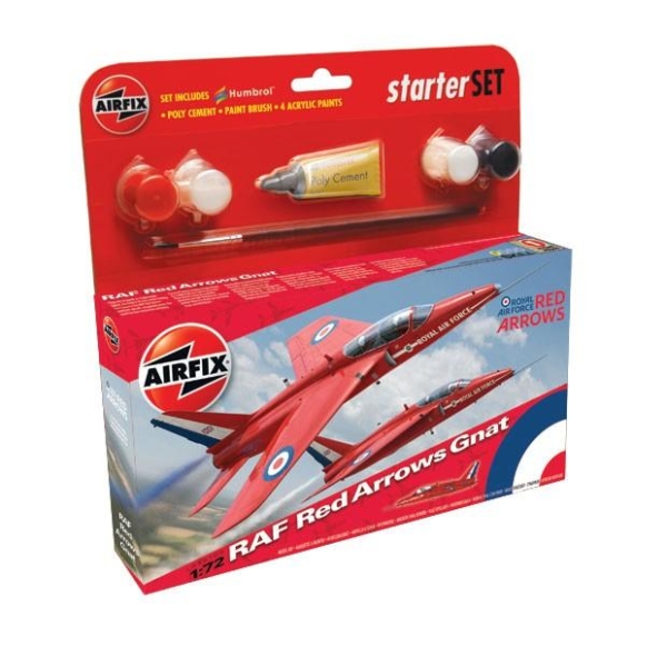 Airfix - 1/72 RAF Red Arrows GNAF model-set
