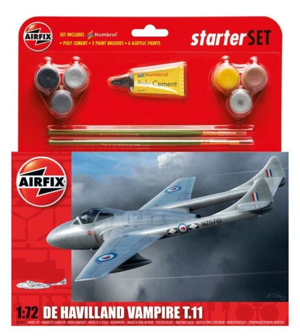 Airfix 1/72 De Havilland Vampire T.11