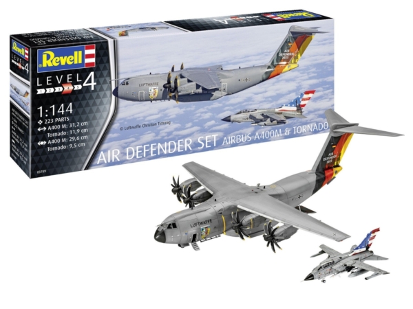 Revell 1/144 Air Defender Set (Airbus A400M & Tornado)