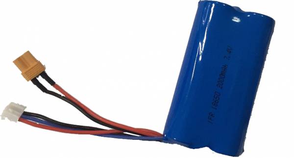 Accu voor de FM1683 - FM Volvo 6x6 Knikdumper 1:20 RTR