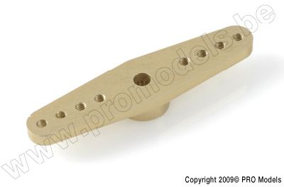 Aluminium servo hevel dubbel, 46mm, Hitec