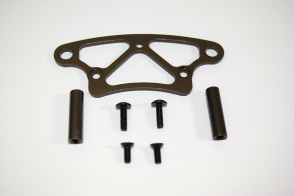 Aluminum front bumper upper plate ATC 2.4 RTR/BL (1230248)