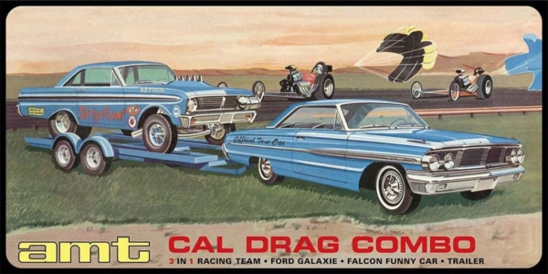 AMT 1/25 3-in-1 Cal Drag Combo