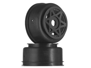 Senton 6s Star Wheel (black) (2pcs) (AR510068)