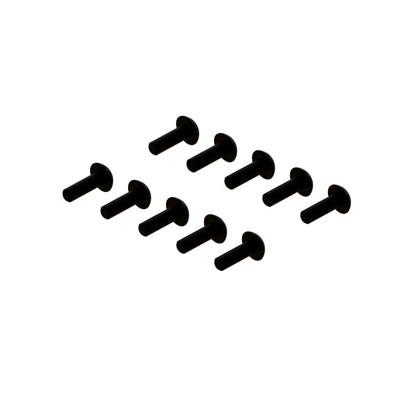 Arrma - Button Head Screw M2.5x8mm M3 Head (10pcs) (ARA-1254)