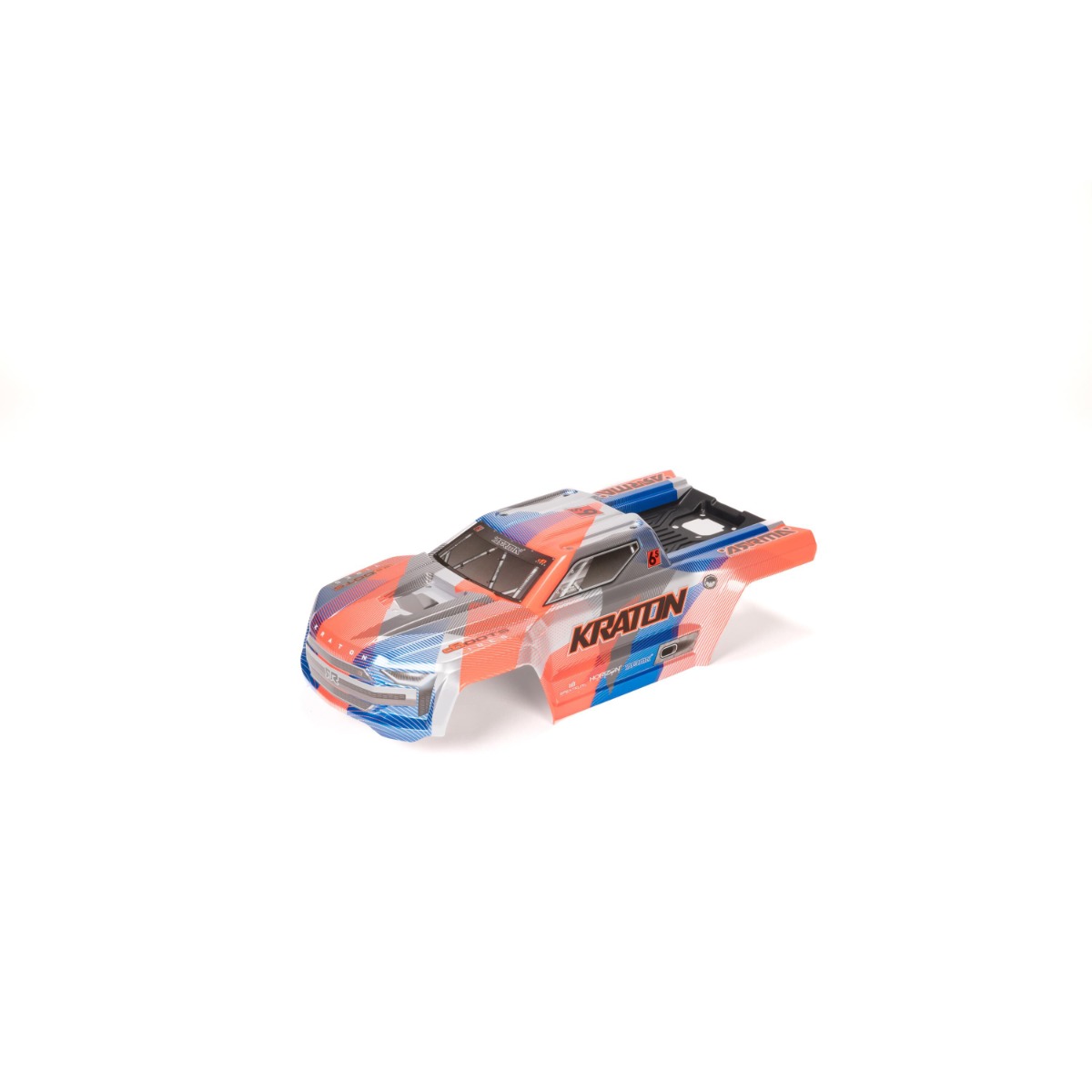 Arrma - 1/8 Painted Body With Decals, Blue/Orange: KRATON 6S BLX V6 (ARA-1517)