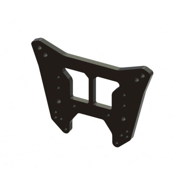 Arrma - Rear shock tower aluminum M4 (Black) (ARA-1521)