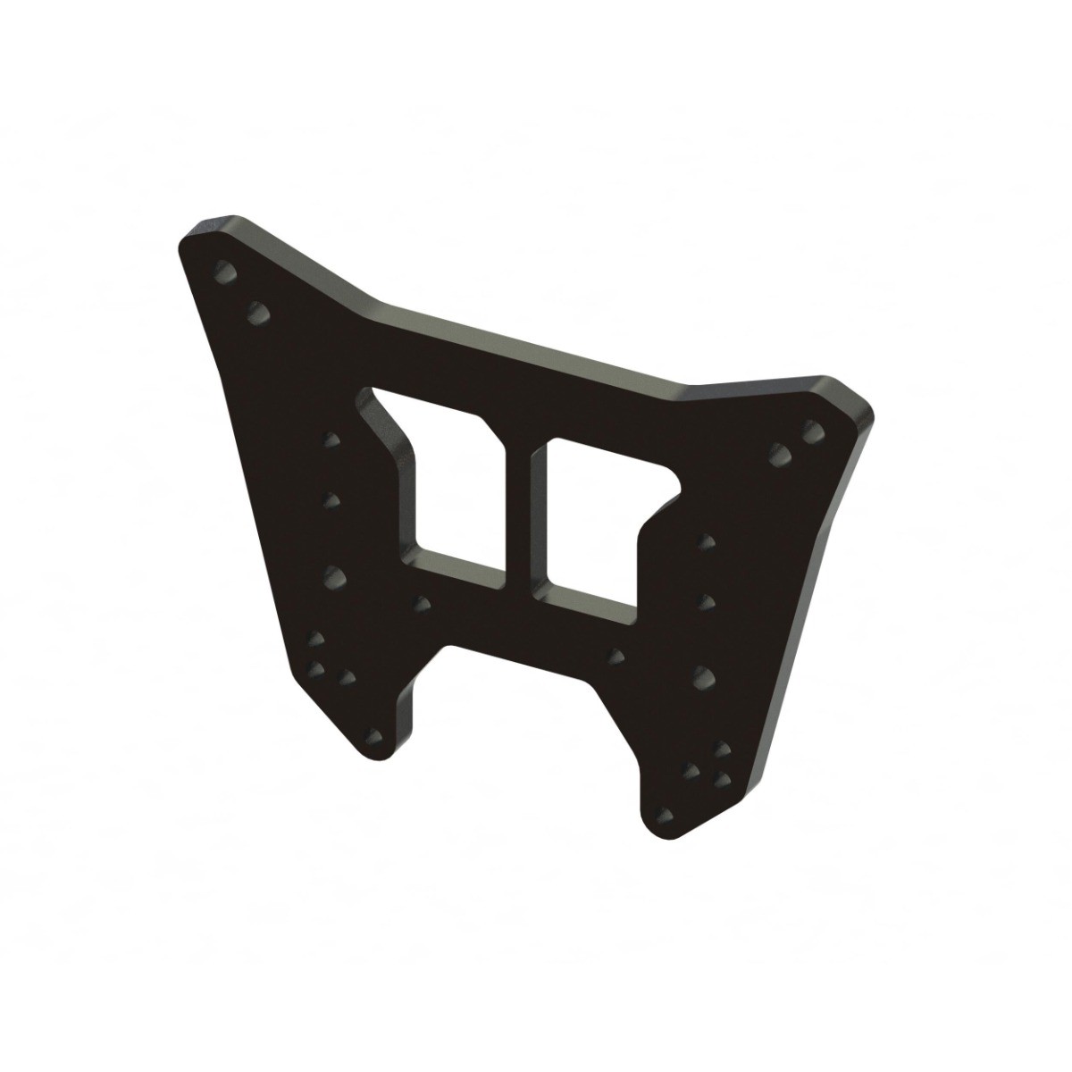 Arrma - Rear shock tower aluminum M4 (Black) (ARA-1521)