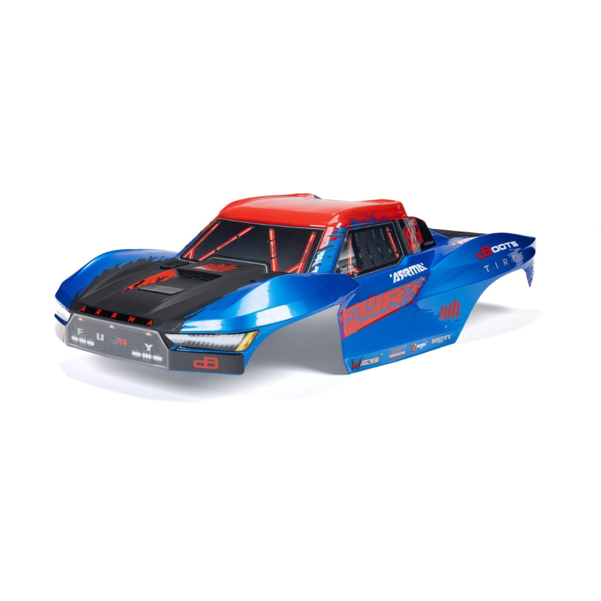Arrma - 1/10 FURY Painted Decaled Trimmed Body Set, Blue (ARA-2119)