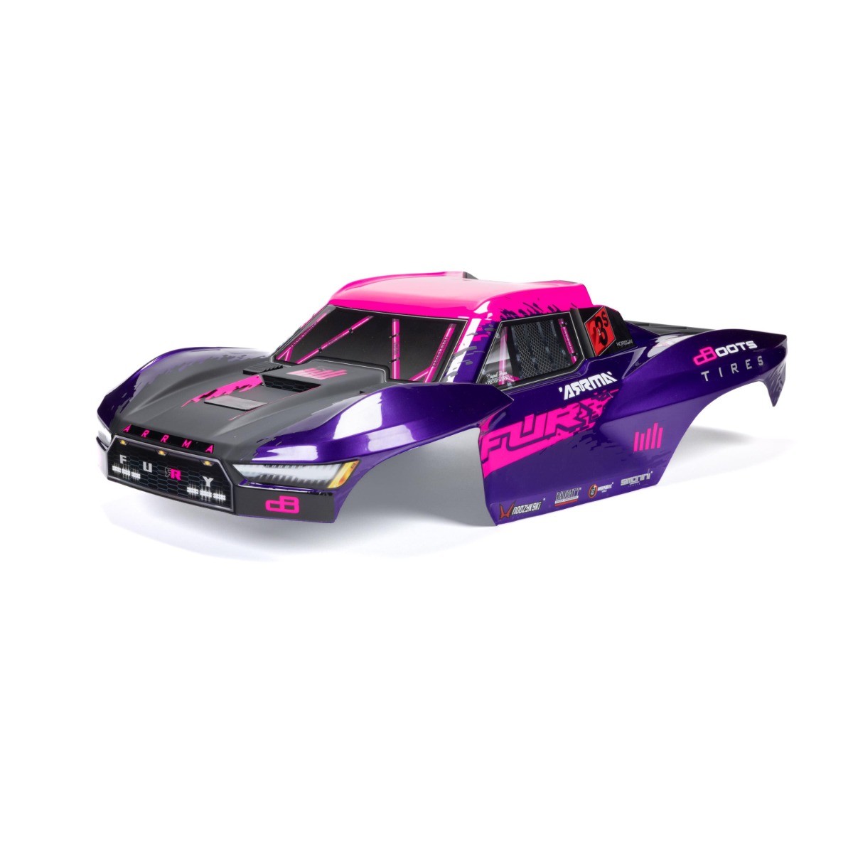 Arrma - 1/10 FURY Painted Decaled Trimmed Body Set, Purple (ARA-2121)