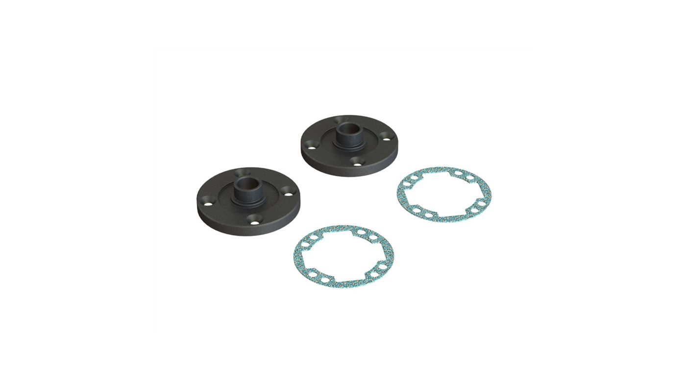Metal Diff Cap Set (ARA310974)