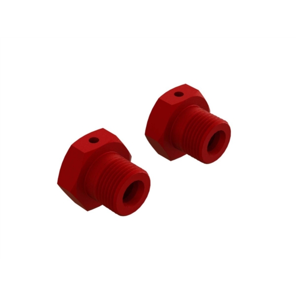 Arrma - Aluminum Wheel Hex 17mm, Red (2) (ARA310988)