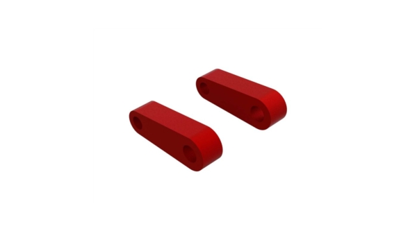 Arrma - Aluminum Fr Suspension Mounts, Red (2) (ARA330594)
