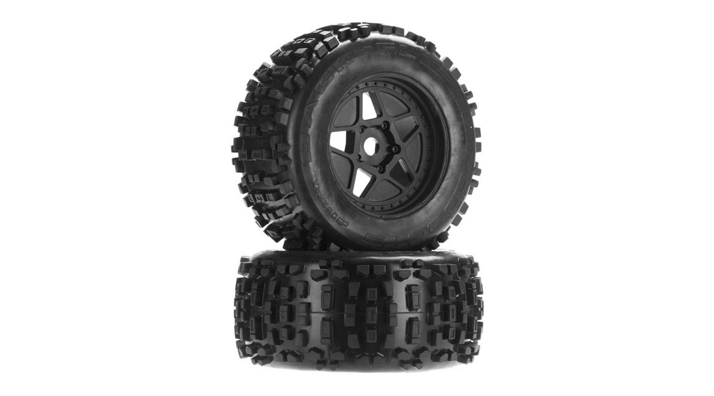 Arrma - 1/8 dBoots Backflip Monster Truck 6S Front/Rear 3.8 Pre-Mounted Tires, 17mm Hex (2) (AR510092)