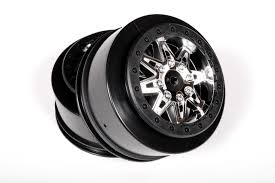 2.2 3.0 Raceline Renegade Wheels - 41mm (Chrome/Black) (2pcs) (AX08103)