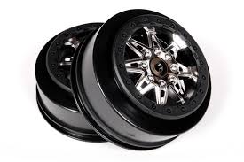2.2 3.0 Raceline Renegade Wheels - 34mm (Chrome/Black) (2pcs) (AX08106)