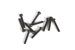 M2.6x18mm Cap Head (Black) (10pcs) (AX31399)