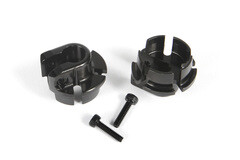 Aluminum Shock Spring Retainer - 12mm (Black) (2pcs) (AX31435)