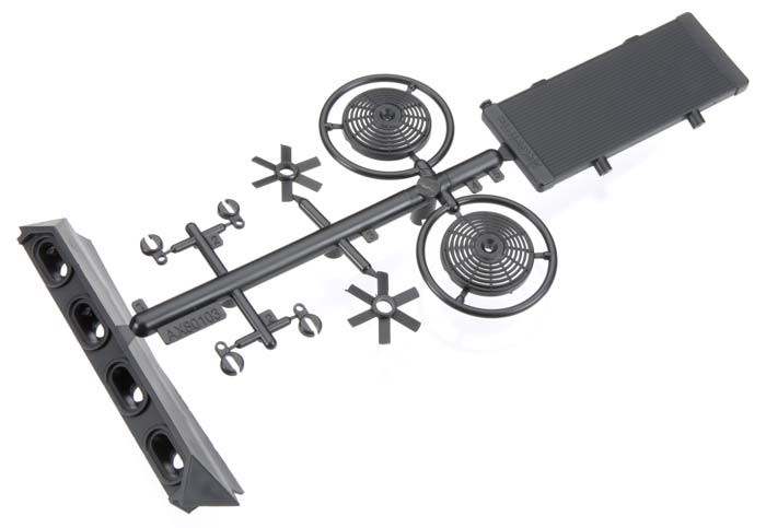 EXO Rear Light Bezel and Radiator Set (AX80103)