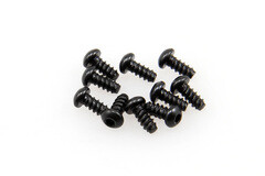 M2.6x6mm Hex Socket Tapping Button Head (Black) (10pcs) (AXA0422)