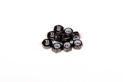 M3 Thin Nylon Locking Hex Nut (Black) (10pcs) (AXA1052)