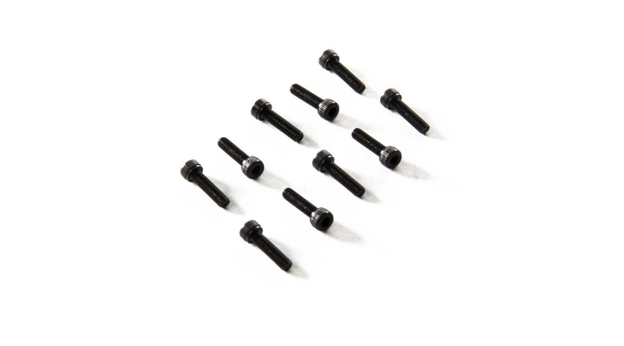 M2.6x10mm Cap Head (Black) (10pcs) (AXI31642)