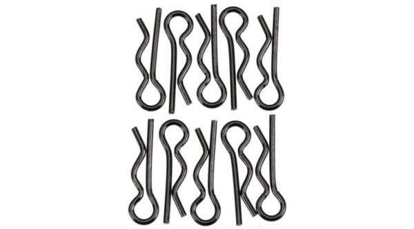 Axial - Body Clip 6mm Black (10) (AXA1059)