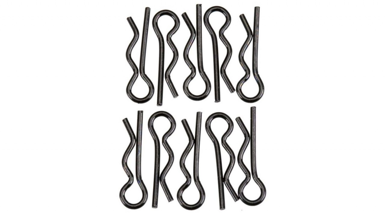 Axial - Body Clip 6mm Black (10) (AXA1059)