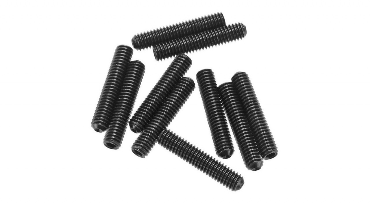Axial - M4x20mm Set Screw (Black) (10pcs) (AX31343)