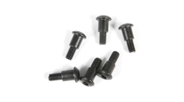M3x4x10mm Hex Button Head Shoulder Screw (6) (AX31403)