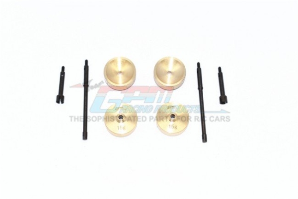 Brass Wheel Knuckle Axle Weight - Axial SCX24