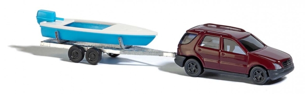 Busch Mercedes Met Boot 1/160