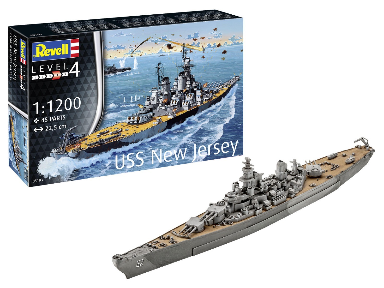 Revell 1/1200 USS New Jersey