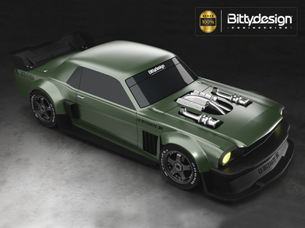 Bittydesign Destroyer 1/7 transparante body - Arrma Infraction/Limitless