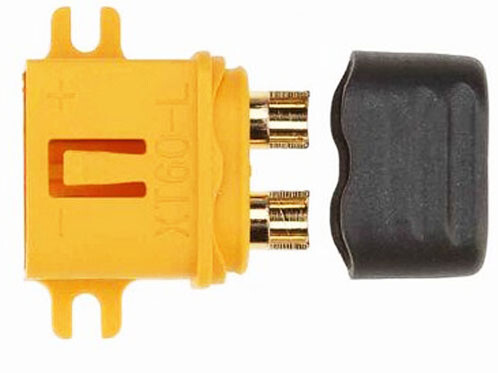 XT60-L stekker met cap, Vrouw - 10pcs